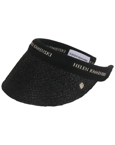 헬렌카민스키 26SS 여성 비앙카 8 바이저햇 챠콜블랙로고 HAT52204 CHARCOALBLACKLOGO