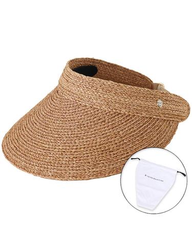 헬렌카민스키 26SS 여성 커스틴 바이저햇 누가 더스트백 포함 HAT52474 NOUGAT PKG