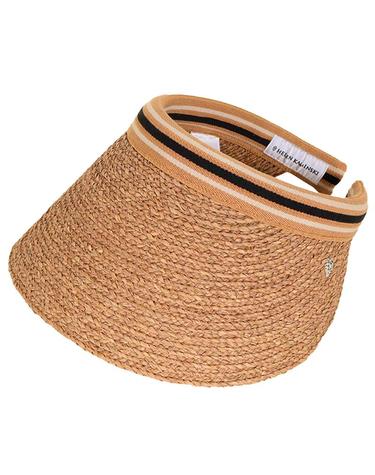헬렌카민스키 26FW 여성 비앙카 12 바이저햇 누가블랙스트라이프 HAT51794 NOUGATBLACKSTRIPE