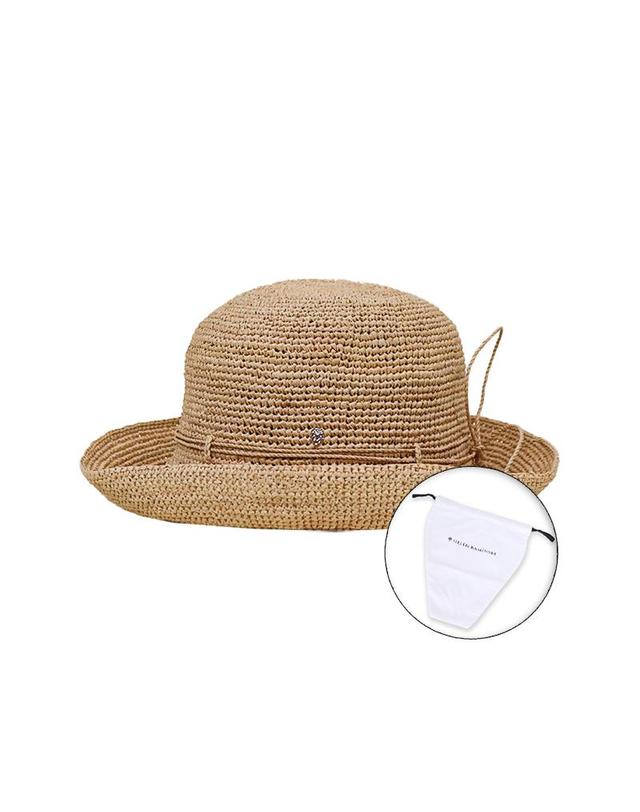 헬렌카민스키 헬렌카민스키 26SS 여성 프로방스 8 라피아햇 네츄럴 더스트백 포함 HAT52459 NATURAL PKG 착용컷
