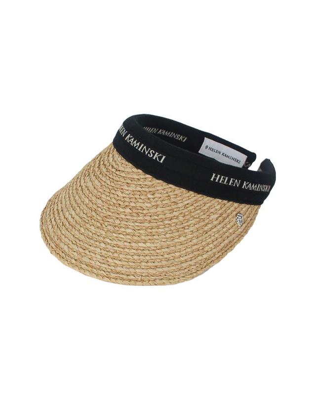 헬렌카민스키 헬렌카민스키 26FW 여성 비앙카 바이저햇 네츄럴블랙로고 HAT50265 NATURALBLACKLOGO 착용컷