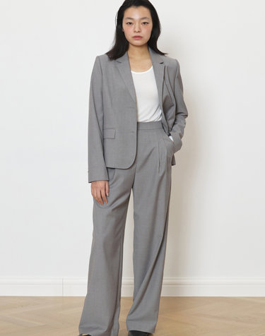 Relaxed tailored jacket gray
