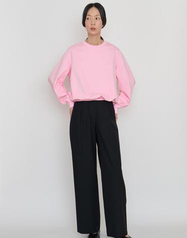 Light wool sleek pants