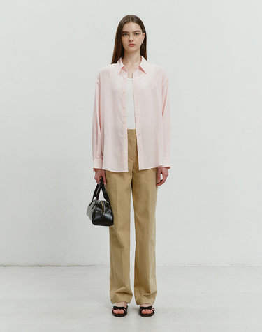 SUMMER SOFT CHINO SLACKS BEIGE_UDPA4B222I2