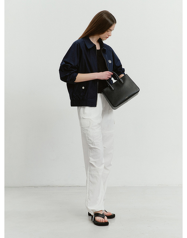 던스트 LIGHT STRING CARGO PANTS WHITE_UDPA4B225WT 흰색 착용컷