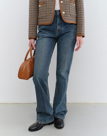 70S SEMI FLARED JEANS CLASSIC MID BLUE_UDPA5C209B3