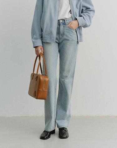 ESSENTIAL STRAIGHT FULL LENGTH JEANS LIGHT BLUE_UDPA6A217B1