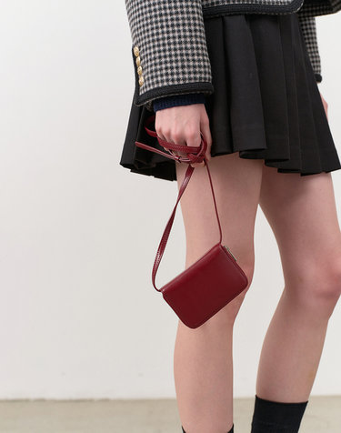 ESSENTIAL MINI CARD BAG BURGUNDY_UDBA4E210R2