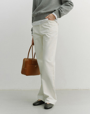 90S WIDE LEG NEW JEANS CREAM WHITE_UDPA6A210OW