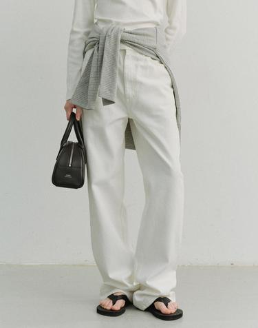 LOOSE JEANS ECRU_UDPA6A205CR