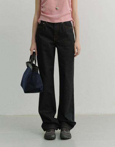 ESSENTIAL STRAIGHT FULL LENGTH JEANS RAW DENIM_UDPA6A217N1