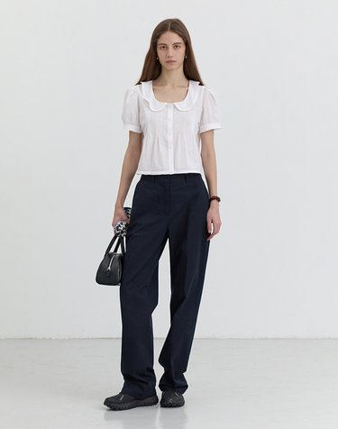 SUMMER CHINO SLACKS NAVY_UDPA5B224N2