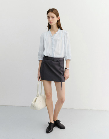 JANE FRILL BLOUSE SOFT BLUE_UDBL6B222B1