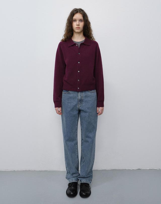 던스트 ESSENTIAL STRAIGHT FULL LENGTH JEANS CLASSIC BLUE_UDPA6C207B2 블루 착용컷