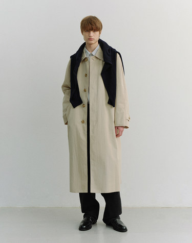 UNISEX REFINED MAC COAT BEIGE_M_UDTR6A101I2