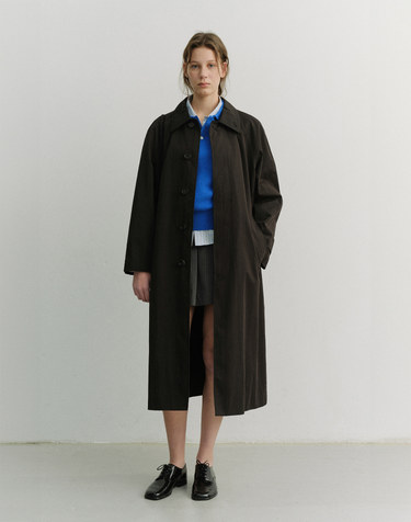 UNISEX REFINED MAC COAT BLACK_UDTR6A101BK