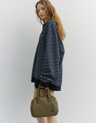 NYLON BOSTON TOTE BAG KHAKI_UDBA6E212K2