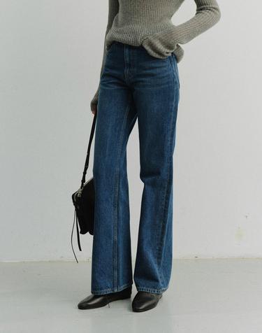 RELAXED FLARED JEANS CLASSIC BLUE_UDPA6A211B2