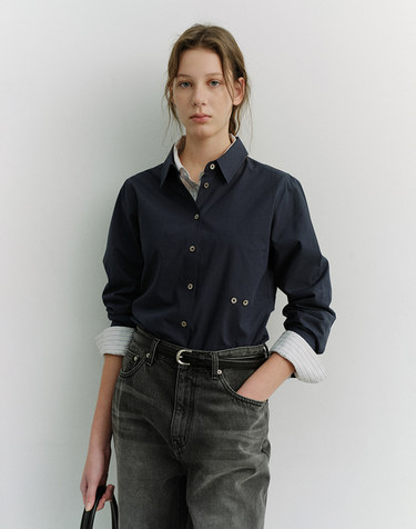 2-WAY ESSENTIAL SHIRT NAVY_UDSH6A201N2