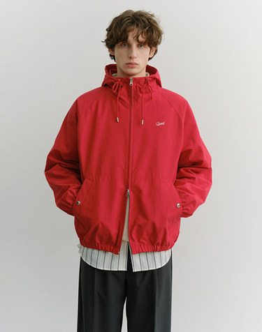UNISEX LOGO WINDBREAKER RED_M_UDJU6A113R2