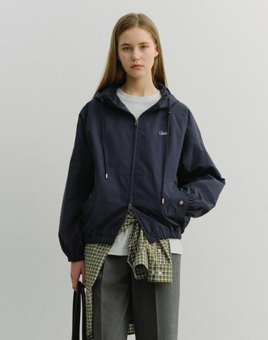 UNISEX LOGO WINDBREAKER NAVY_UDJU6A113N2