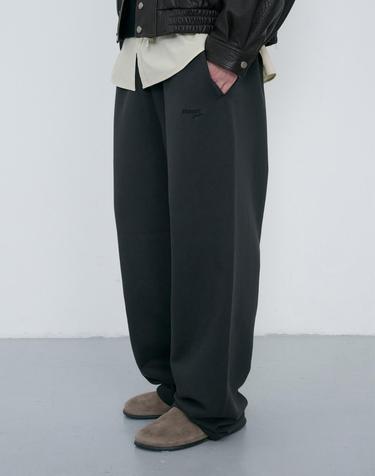 UNISEX STRAIGHT SWEATPANTS SOFT BLACK_M_UDPA6C101BK