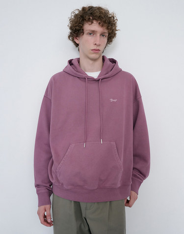 UNISEX GARMENT DYED HOODIE PURPLE_M_UDTS6C114U2