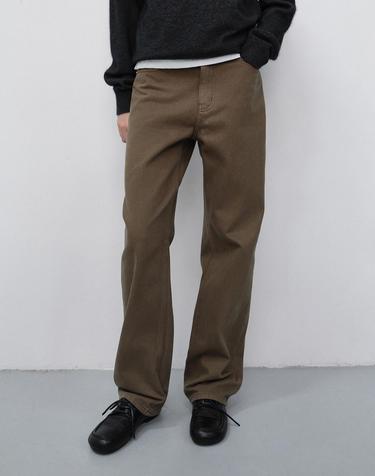 ESSENTIAL STRAIGHT COLORED JEANS BEIGE_UDPA6C208I2