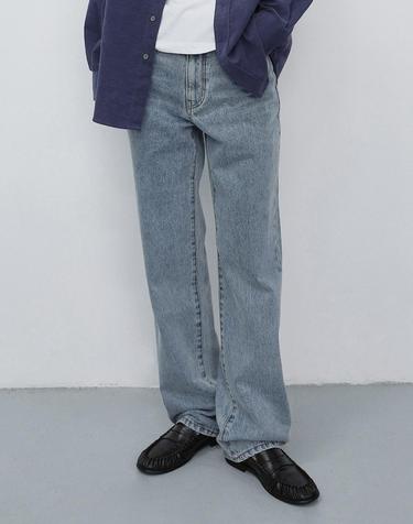 ESSENTIAL STRAIGHT FULL LENGTH JEANS LIGHT BLUE_UDPA6C207B1