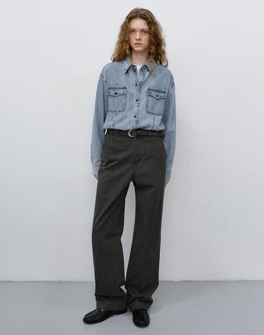 UNISEX CLASSIC DENIM SHIRT LIGHT BLUE_UDSH6C105B1