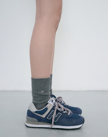 CLASSIC LOGO SOCKS CHARCOAL GREY_UDSS6F102G3