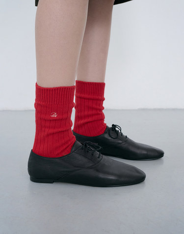CLASSIC LOGO SOCKS RED_UDSS6F102R2