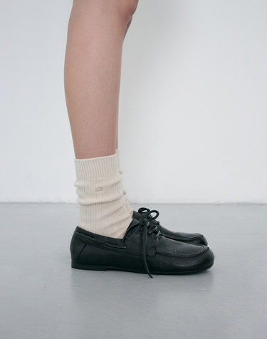 CLASSIC LOGO SOCKS IVORY_UDSS6F102WT