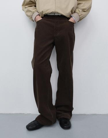 90S WIDE CORDUROY JEANS BROWN_M_UDPA6C308W2