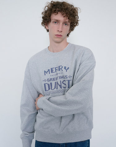 UNISEX PIXEL SWEATSHIRT MID MELANGE GREY_M_UDTS6C113G1