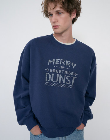 UNISEX PIXEL SWEATSHIRT NAVY_M_UDTS6C113N2