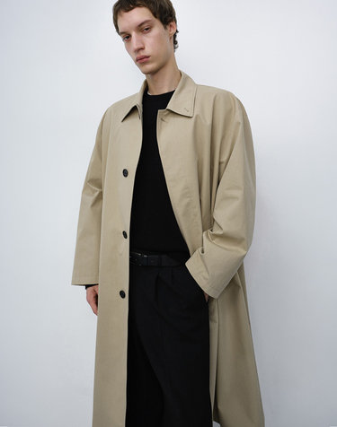 UNISEX REFINED MAC COAT BEIGE_M_UDTR6C102I2