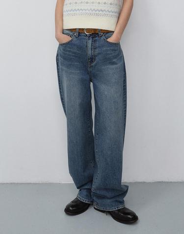 RELAXED WIDE JEANS CLASSIC BLUE_UDPA6C210B3