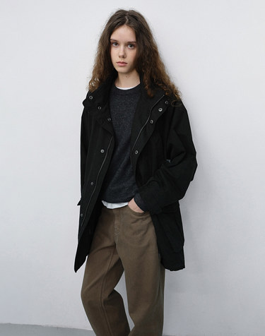 UNISEX MODERN FIELD JACKET BLACK_UDJU6C109BK