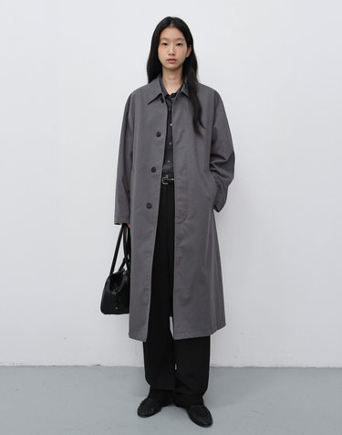 UNISEX REFINED MAC COAT ASH GREY_UDTR6C102G2