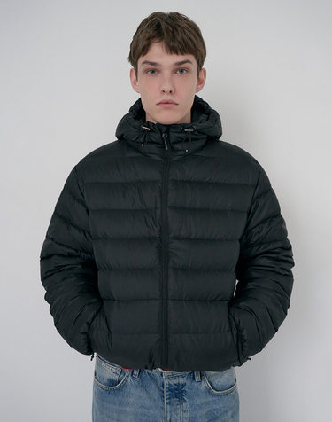UNISEX LIGHT GOOSE DOWN JACKET BLACK_M_UDJU6D141BK