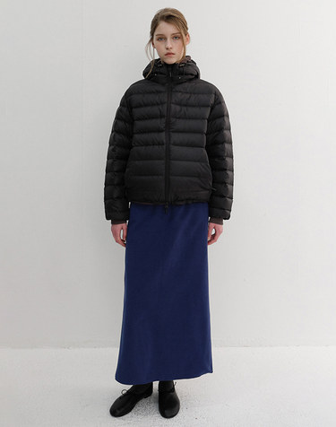 UNISEX LIGHT GOOSE DOWN JACKET BLACK_UDJU6D141BK