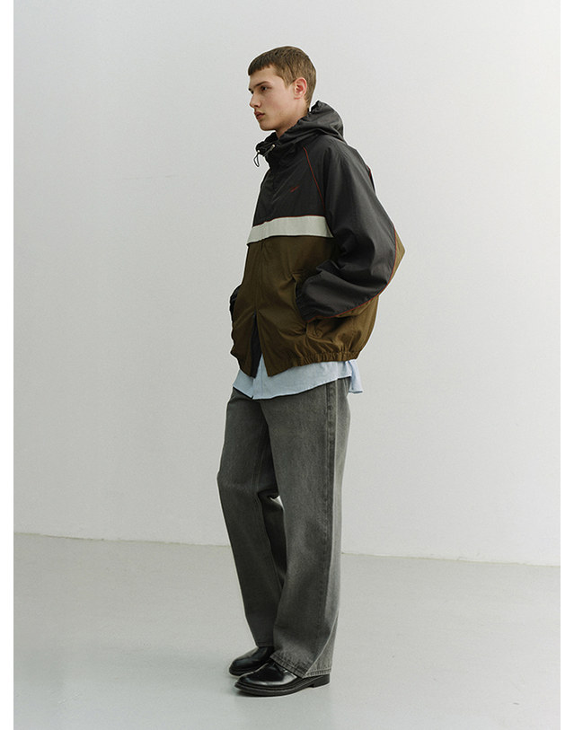 던스트 LOW RISE WIDE JEANS GREY_M_UDPA6A308G2 그레이 착용컷