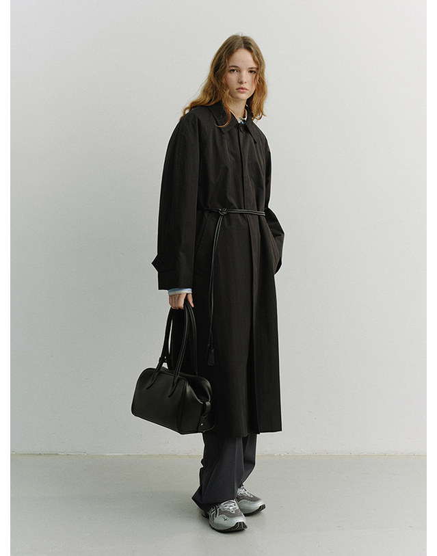 던스트 STRING BELT BLACK_UDBE6E209BK 블랙 착용컷