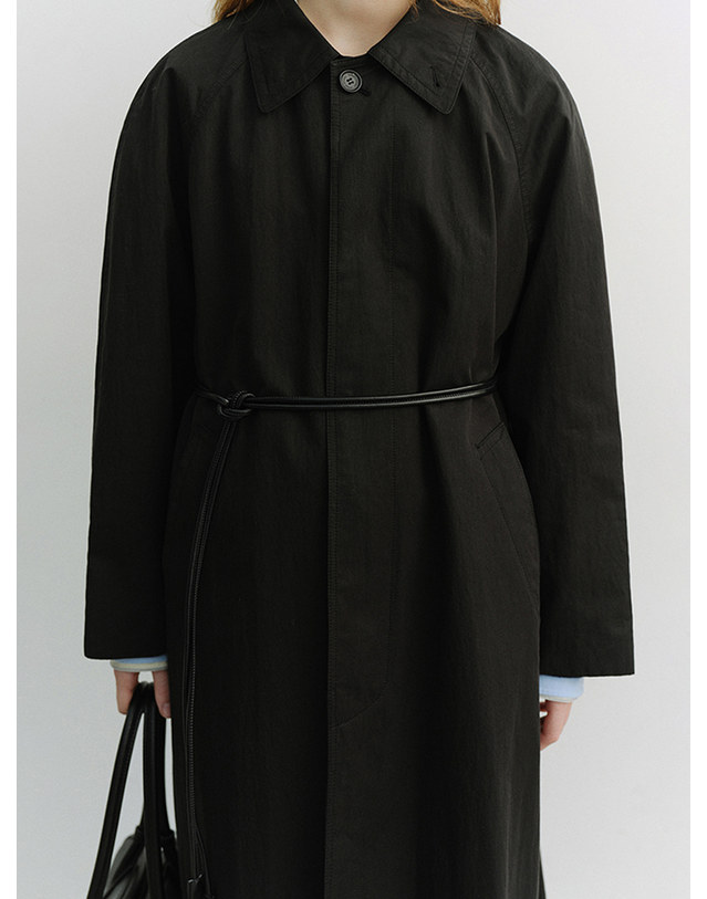 던스트 STRING BELT BLACK_UDBE6E209BK 블랙 착용컷