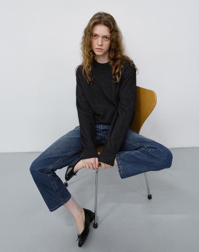 던스트 [11/02 예약배송] SLICK CIGARETTE JEANS CLASSIC BLUE_UDPA6C205B2 블루 착용컷