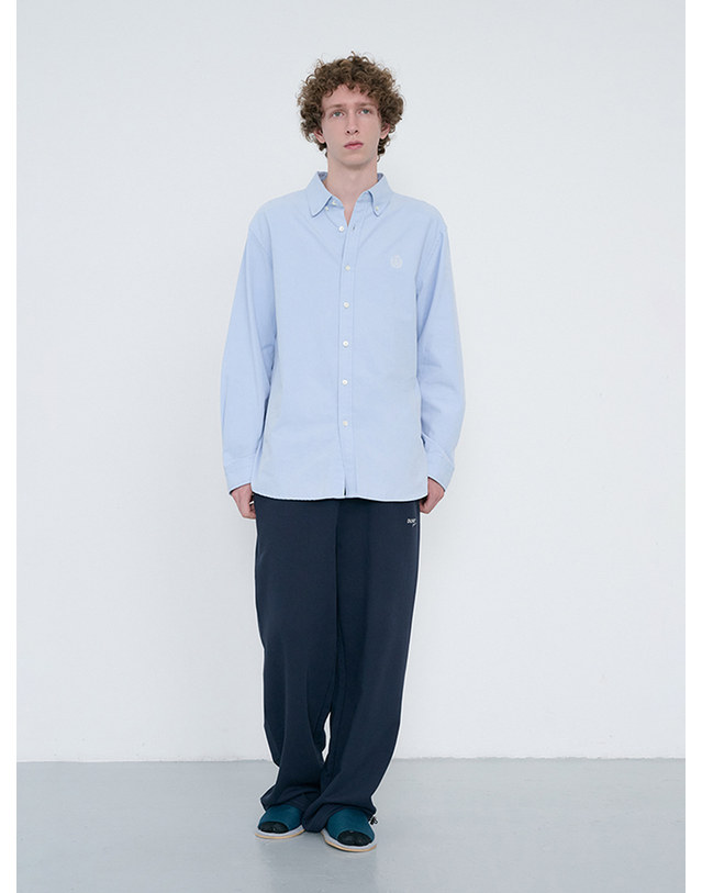 던스트 UNISEX STRAIGHT SWEATPANTS FRENCH NAVY_UDPA6C101N2 네이비 착용컷
