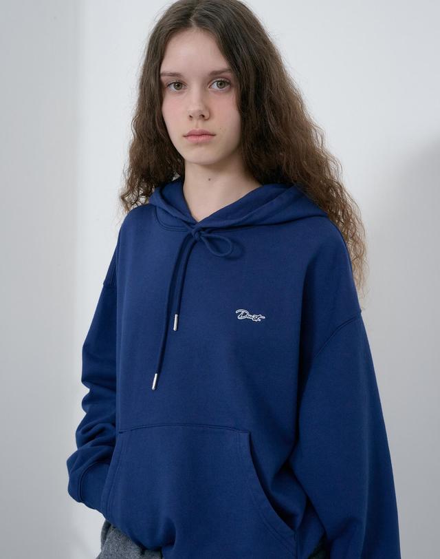 던스트 UNISEX GARMENT DYED HOODIE NAVY_UDTS6C114N2 네이비 착용컷