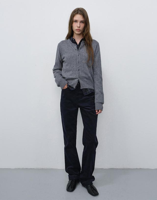 던스트 [M,L 10/27 예약배송] UNISEX CHECKED FLANNEL BD SHIRT DARK NAVY_UDSH6C103N3 네이비 착용컷