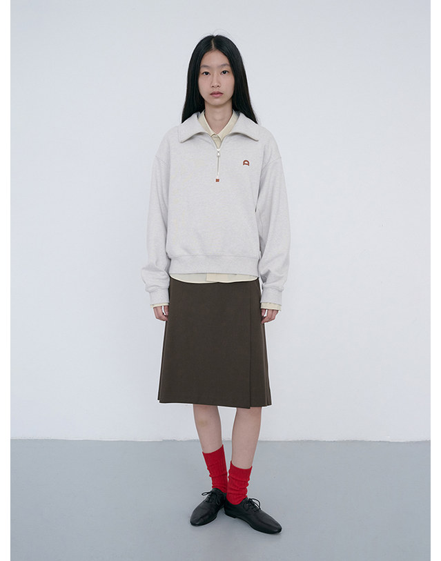 던스트 CLASSIC LOGO SOCKS RED_UDSS6F102R2 레드 착용컷